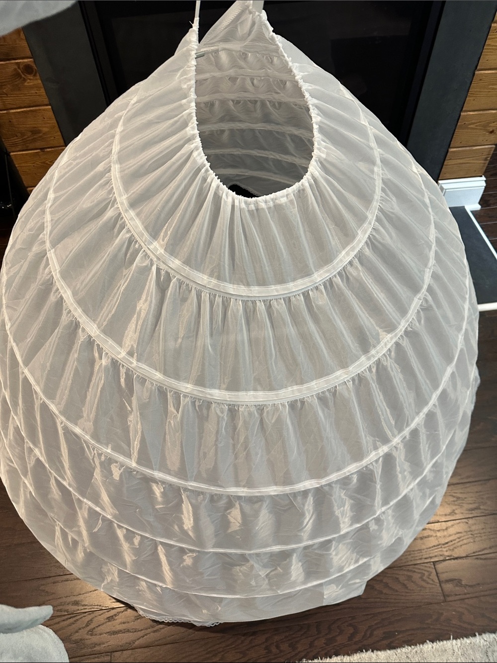 Classic White Bridal Hoop Petticoat for Full Ball Gowns